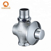 New type high cost performance easy control brass urinal button flush valve