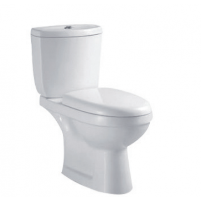 Cheap Price White Color Two-Piece Toilet With Washdown Flushing