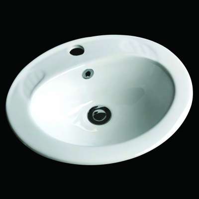 Luxury 16 Inch Standard Round Shape Lavatory Ceramic Sink Hand Wash Basin Under Counter Sinks Y0216