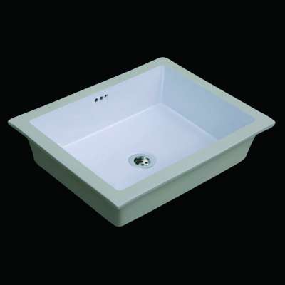 Luxury western unique design square shape wash basin under counter rectangular Bathroom Sink Y-0520