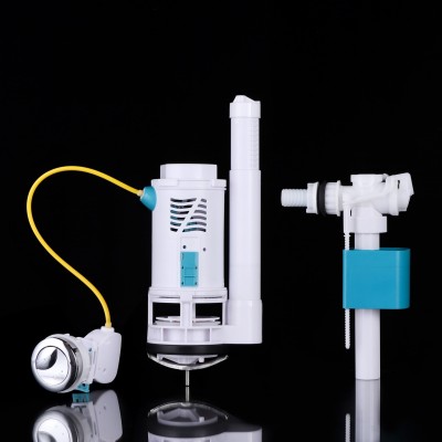 Plastic Side Filling Valve Dual Flush System Urinal Cistern Fitting Low Pressure Toilet Valve